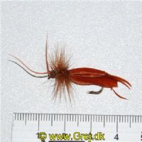 WS0024 - græshopper - brun - krogstørrelse 10