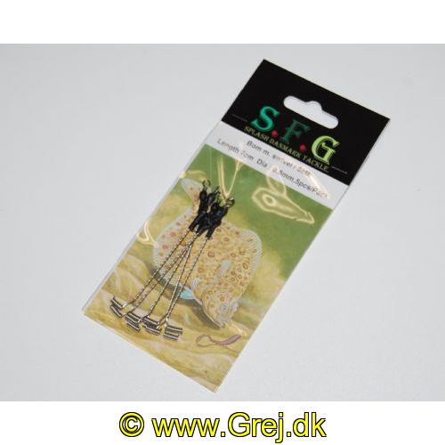 000000000226 - Twisted Metal Bomme - Diameter: 0,8mm - 5 stk. - Længde: 7cm