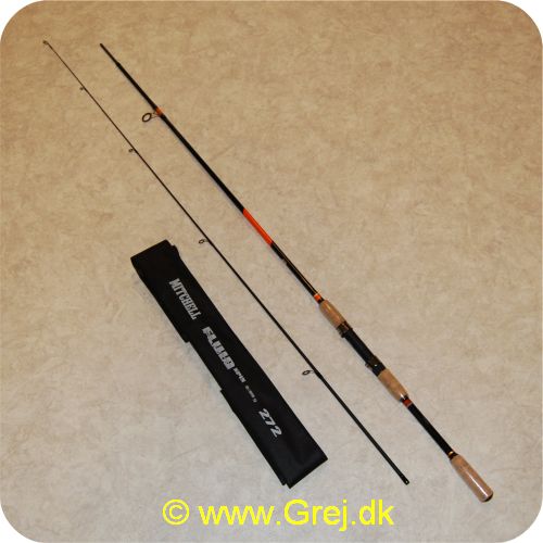 022021061570 - Mitchell Fluid 272 spinnestang 9 fod - Todelt - Kastevægt: 8-25g - I stofpose - Transportlængde: 139 cm