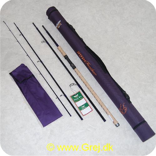 022021218134 - Fenwick IronFeather 11 fods spinnestang MH - 345cm lang - 4 delt - Kastevægt 16-54g - Transportlængde: 110cm - I cordura rør.
