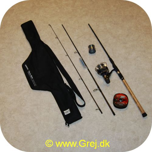022255118330 - ForceMaster spinnestang-240MH-Limited Edition<LI>8 fods-3-delt<LI>Kastevægt: 14-40 gram<LI>Nexave 4000RB hjul<LI>3 rustfri kuglelejer+1 rullelejer<LI>XT7-hjulhus<LI>Koldhærdet aluminiumsspole<LI>Linekap.0,25mm-260 meter-0,30mm-180 meter-0,40mm-100 meter