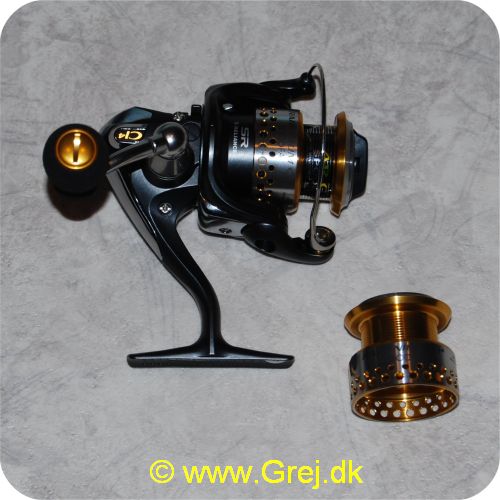 022255127721 - Shimano Rarenium CI4 1000FA spinnehjul - Frontbremse - 6+1 lejer - Gear Ratio: 5.0:1 - Linekap.: 0.18mm/170m - 0.25mm/90m - Ekstra spole medfølger