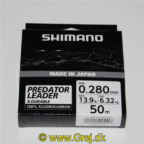 022255245517 - Shimano Yasei Fluorocarbon 50m - 100% Fluorocarbon af højeste kvalitet - 0.28mm/6,32kg
<BR>
<LI>Bedste Knudestyke på Fluorocarbon liner.</LI>
<LI>Blødeste Fluorocarbon line.</LI>
<LI>Mest smidige Fluorocarbonline.</LI>
<LI>Japansk kvalitet.</LI>