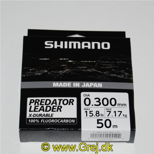 022255245524 - Shimano Yasei Fluorocarbon 50m - 100% Fluorocarbon af højeste kvalitet - 0.30mm/7,17kg
<BR>
<LI>Bedste Knudestyke på Fluorocarbon liner.</LI>
<LI>Blødeste Fluorocarbon line.</LI>
<LI>Mest smidige Fluorocarbonline.</LI>
<LI>Japansk kvalitet.</LI>