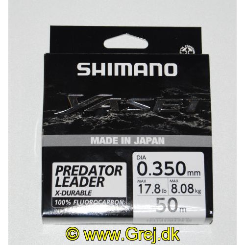 022255245531 - Shimano Yasei Fluorocarbon 50m - 100% Fluorocarbon af højeste kvalitet - 0.35mm/8,08kg
<BR>
<LI>Bedste Knudestyke på Fluorocarbon liner.</LI>
<LI>Blødeste Fluorocarbon line.</LI>
<LI>Mest smidige Fluorocarbonline.</LI>
<LI>Japansk kvalitet.</LI>