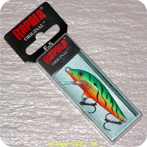 022677000152 - Rapala Original - Firetiger - 5 cm - Flydende - (F05 FT)