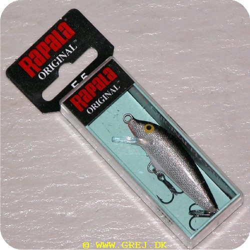 022677000251 - Rapala orginal<LI>Org. navn Silver<LI>Farve - Sort/Sølv/hvid<LI>Arbejdsdybde 0 - 2.3 meter<LI>Længde 5 cm - Vægt 3 gram