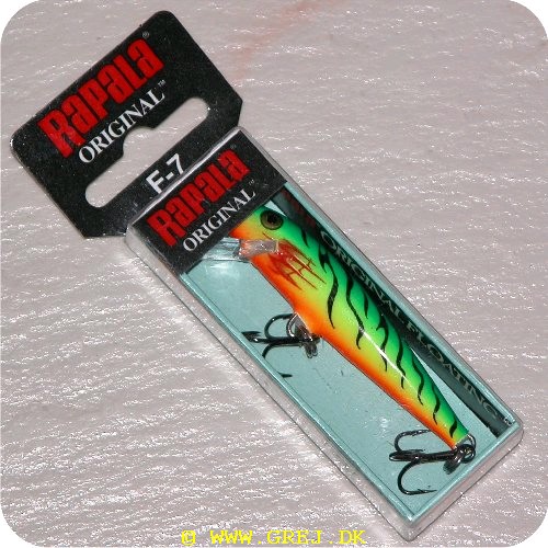 022677000350 - Rapala Original - Firetiger - 7 cm - Flydende - (F07 FT)