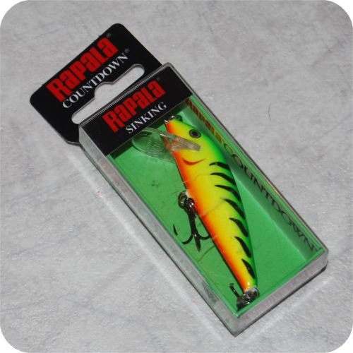 022677002354 - Rapala countdown wobler - 7cm - 8g - synkende - firetiger