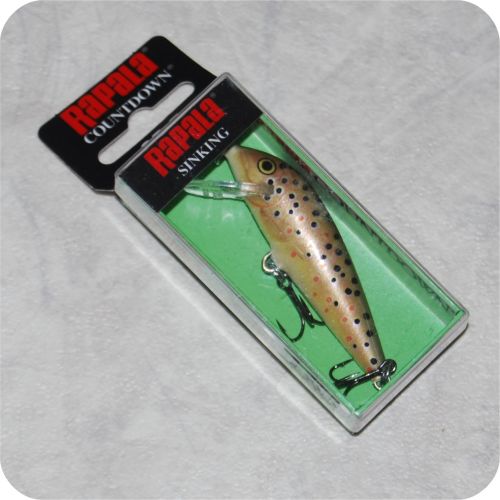 022677003047 - Rapala Countdown 7cm/8gram - Synkende - Brown Trout (Brun Bækørred) - CD07 TR