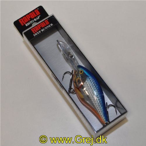 022677017648 - Rapala Risto Rap - 7cm - 15 gram - RR07 - SB - Silver Blue -  Arbejdsdybde: 2.4-3.6m