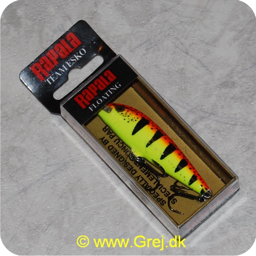022677019772 - Rapala Team Esko wobbler - 7 cm - 6 gram - Hot tiger - Orange/gul/sort - Svømmedybde: 1.2-1.8m