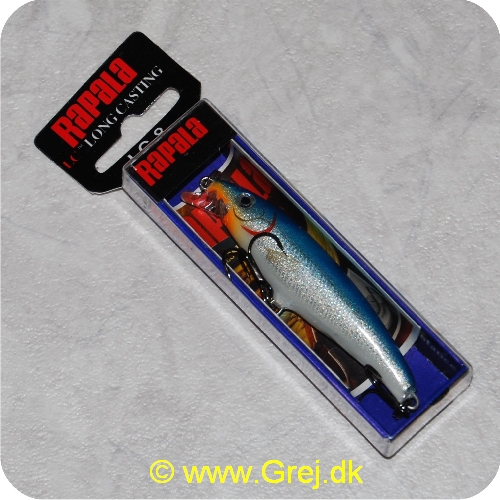 022677086071 - Rapala LC Langkastende - 8 cm - 7 gram - Blå/sølv/grå - Til laks. ørred. gedde. sandart - Arbejdsdybde 0.3-0.9 meter.