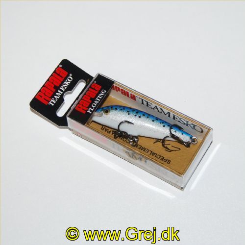 022677095363 - Rapala Team Esko - Flydende - 7cm - 6 gram - Blue Foil - Arbejdsdybde: 1.2 -1.8m (TE07 BF)