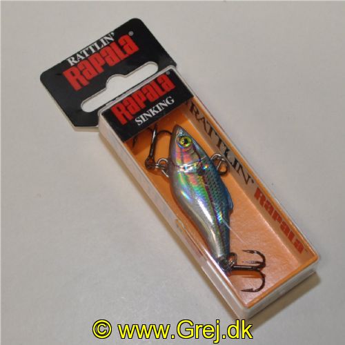 022677116501 - Rapala Rattlin - 4 cm - 6 gram - RNR04 - HBSD - Holographic Blue Shad- Arbejdsdybde: Variabel