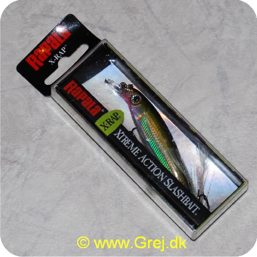 022677135649 - Rapala X-RAP Xtreme Action Slashbait - Olive Grøn - 8cm - 7g - Svømmedybde: 0.9-1.5 m