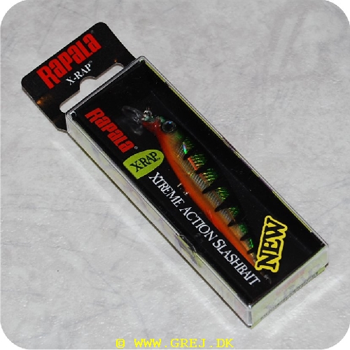 022677136455 - Rapala X-RAP Xtreme Action Slashbait - Perch - 8cm - 7g - Svømmedybde: 0.9-1.5 m