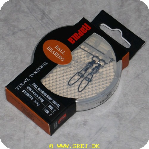 022677149660 - Rapala Ball-Bearing Snap Swivel - 2 stk. - Str. 2 - Holder til 30 kg