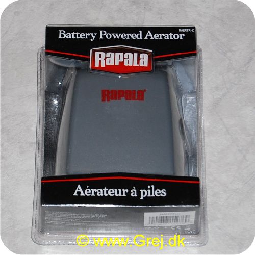 022677152769 - Rapala Luftpumpe - batteridrevet (Bruger 2 stk. C batterier)<BR>Batterier medfølger ikke.