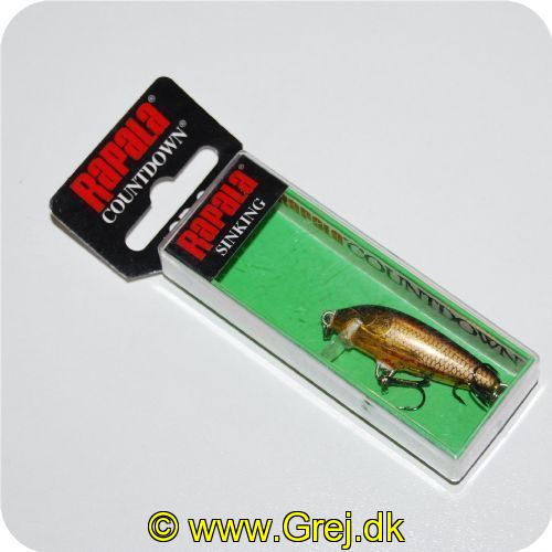 022677168029 - Rapala countdown wobler - 3cm - 4g - synkende - Golden Alburnus