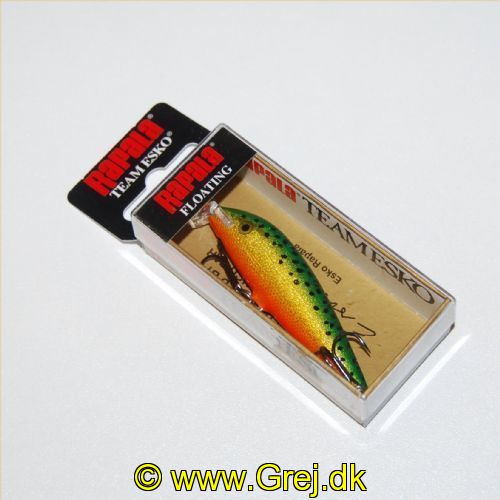 022677168166 - Rapala Team Esko - Flydende - 7cm - 6 gram - Green Foil - Arbejdsdybde: 1.2 -1.8m