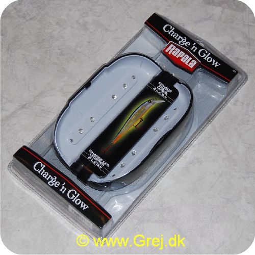 022677168739 - Rapala Charge n Glow - oplader til selvlysende lures/Vibrax - Fylder som en brilleetui - Bruger 3 AAA batterier (ikke inkluderet)