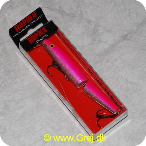 022677206943 - Rapala Countdown Jointed wobler - 11cm - 16g - Pink Silver - Pink/sølv/hvid - leddelt - Arbejdsdybde: 1.9-2.8 meter - synkende