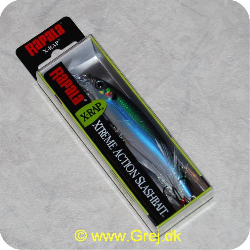 022677219370 - Rapala X-RAP Xtreme Action Slashbait - 10cm - 13 gram - Blue Back Shiner - Blå/grå - Arbejdsdybde: 1.2-1.8m - Har næsten samme vægtfylde som vand - Synker meget langsomt i ferskvand og endnu langsommere i saltvand