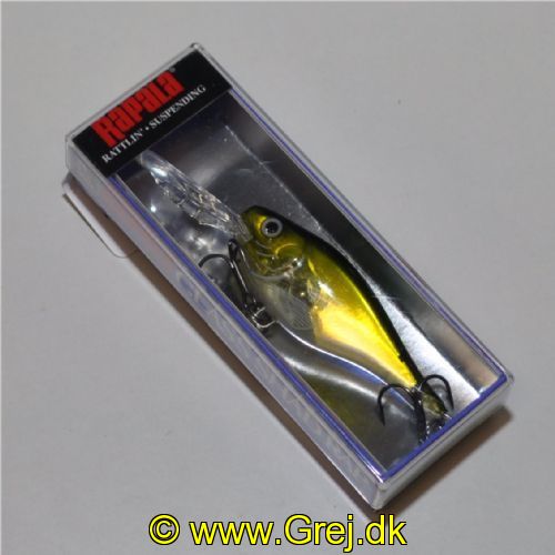 022677255958 - Rapala Glass Shad Rap - 5cm - 9 gram - GSR05 - OGH - Olive Ghost -  Arbejdsdybde: 2,1-3,3m