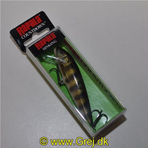 022677260167 - Rapala Countdown 9cm/12gram - Synkende - Live Perch - CD09 PEL