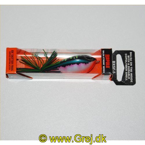 022677327341 - Rapala BX Skitter Frog - Balsa Xtreme - 5,5cm/13g - Toman - Arbejdsdybde: Top Water