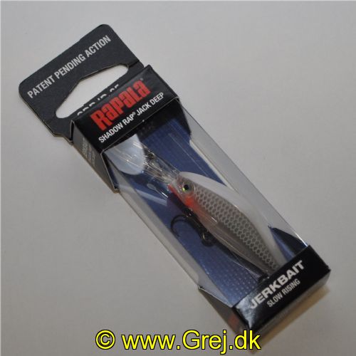 022677330068 - Rapala Shadow Rap Jack Deep - 5cm/6g - Glass Ghost - Arbejdsdybde 3 meter
