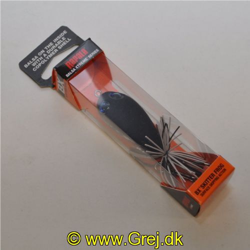 022677338682 - Rapala BX Skitter Frog - Balsa Xtreme - 4,5cm/7,5g - Matte Chrome - Arbejdsdybde: Top Water
