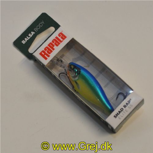 022677339047 - Rapala Shad Rap Elite - 5,5cm/7g - Gilded Tropical Trip - Arbejdsdybde: 2,4-2,7m