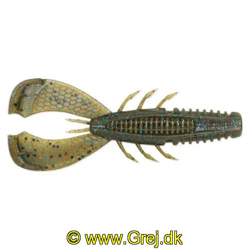 022677355603 - Rapala Crushcity - Cleanup Craw - Green Pumpkin Blue - Soft Bait 8,8 cm - 2 stk