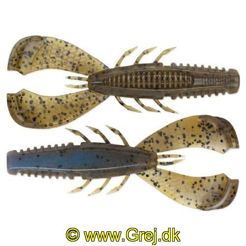 022677355610 - Rapala Crushcity - Cleanup Craw - Green Pumpkin Blue Pearl UV - Soft Bait 8,8 cm - 2 stk