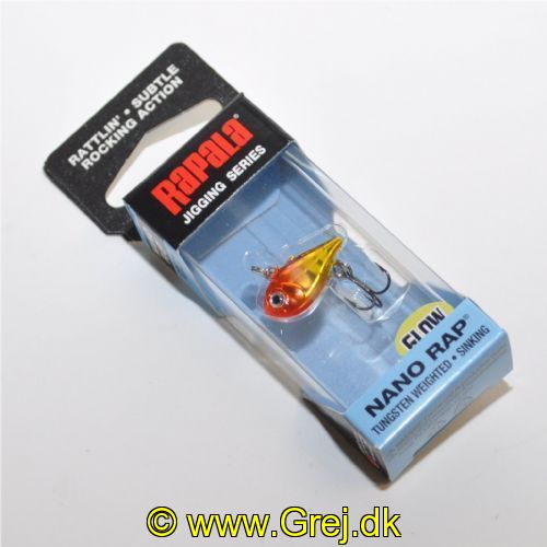 022677372884 - Rapala Jigging Series - Nano Rap - Glow Juicy Lucy (GJLC) - 2cm/1,6g - Arbejdsdybde: Variabel
