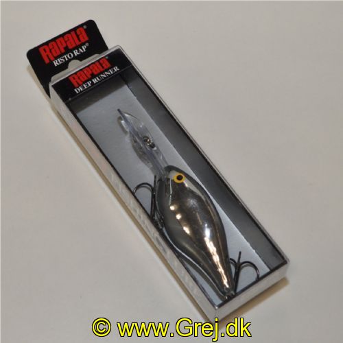 022677380797 - Rapala Risto Rap - 7cm - 15 gram - RR07 - PCH - Pure Chrome -  Arbejdsdybde: 2.4-3.6m