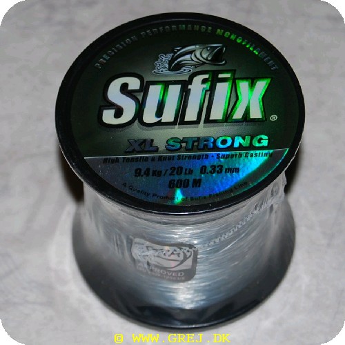 024777303980 - Sufix XL Strong monofilline - 0,33mm - 600 meter