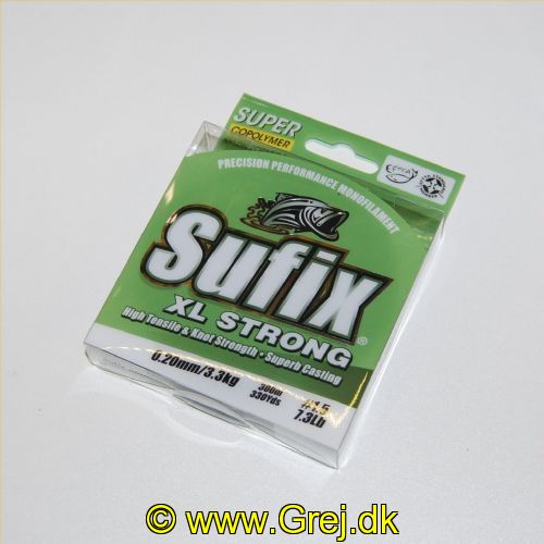 024777332164 - Sufix XL Strong - 0.20mm/ 3.3 kg - Klar - 300 meter