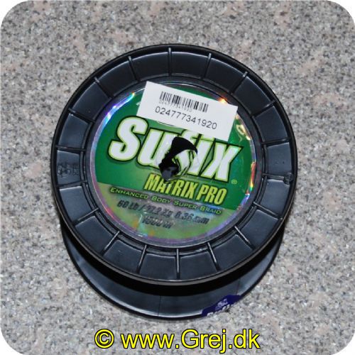 024777341920 - Sufix - Matrix Pro - 0.36 mm - 27.2 kg. - 1 meter - Vælg antal meter