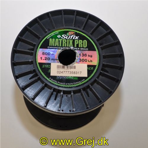 024777358317 - Sufix - Matrix Pro - 1.20 mm - 136 kg - bestill antal meter. min 50 meter

Kan også bruges som Gedeforfang