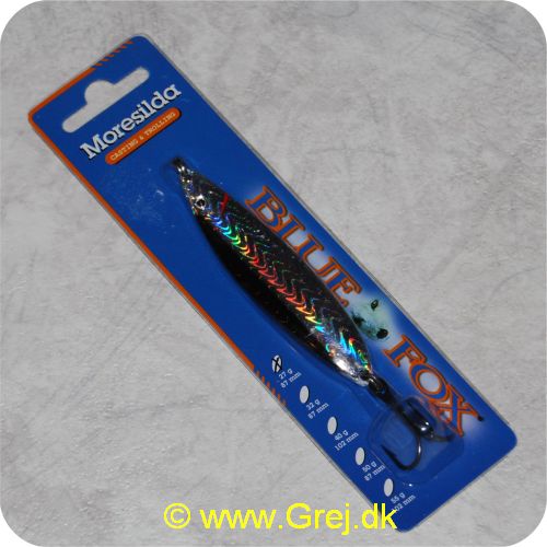 027752080043 - Blue Fox Møresilda 27 gram - sølv/sort holografisk