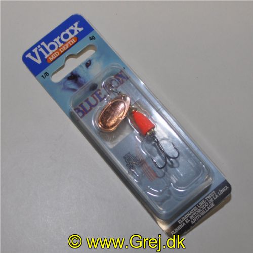 027752111792 - Vibrax Kobber med Orange klokke - Mid Depth - Str. 1 - BFF1-CPFR