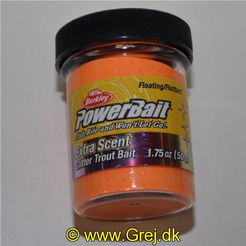 028632022412 - PowerBait med glimmer - FLUORESCENT ORANGE