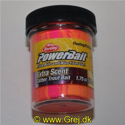 028632022450 - PowerBait med glimmer - SHERBET (rød / orange) ekstra scent