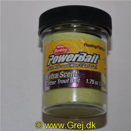028632022542 - PowerBait med glimmer - GARLIC (sart grøn) med hvidløg ekstra scent