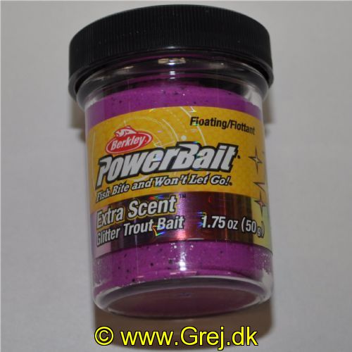 028632022559 - Powerbait med glimmer - NYMPH (rødlilla) ekstra scent