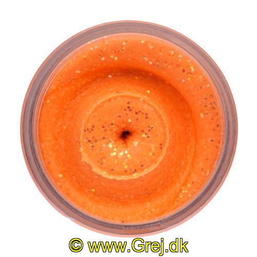 028632022665 - PowerBait med glimmer - FLUORESCENT ORANGE med hvidløg