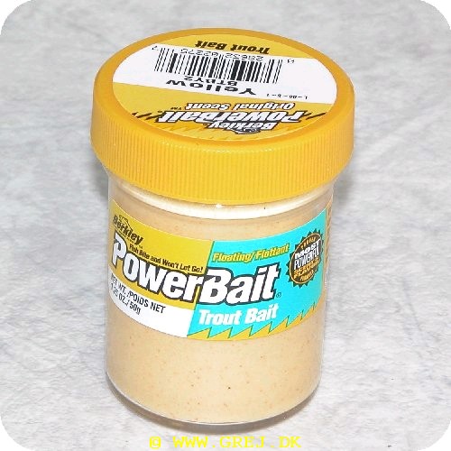 028632022757 - PowerBait uden glimmer - YELLOW